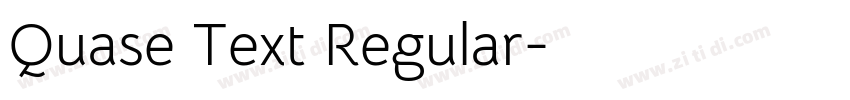 Quase Text Regular字体转换 Quase Text Regular字体转换